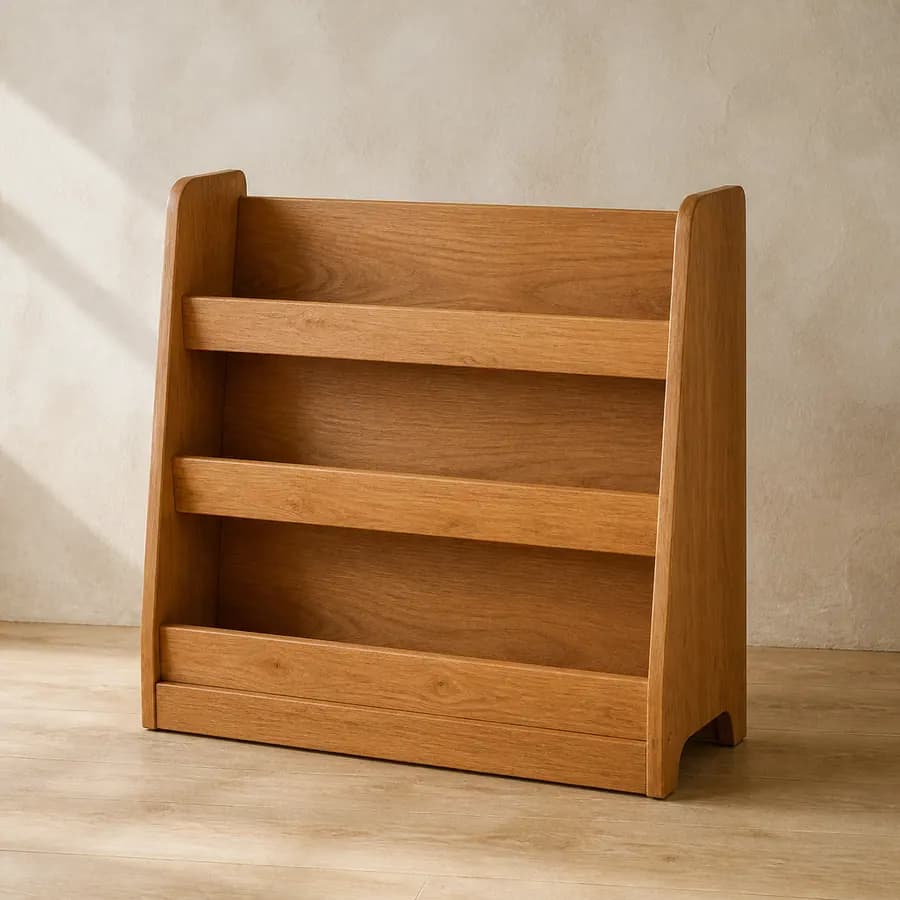 Biblioteca infantil de madera