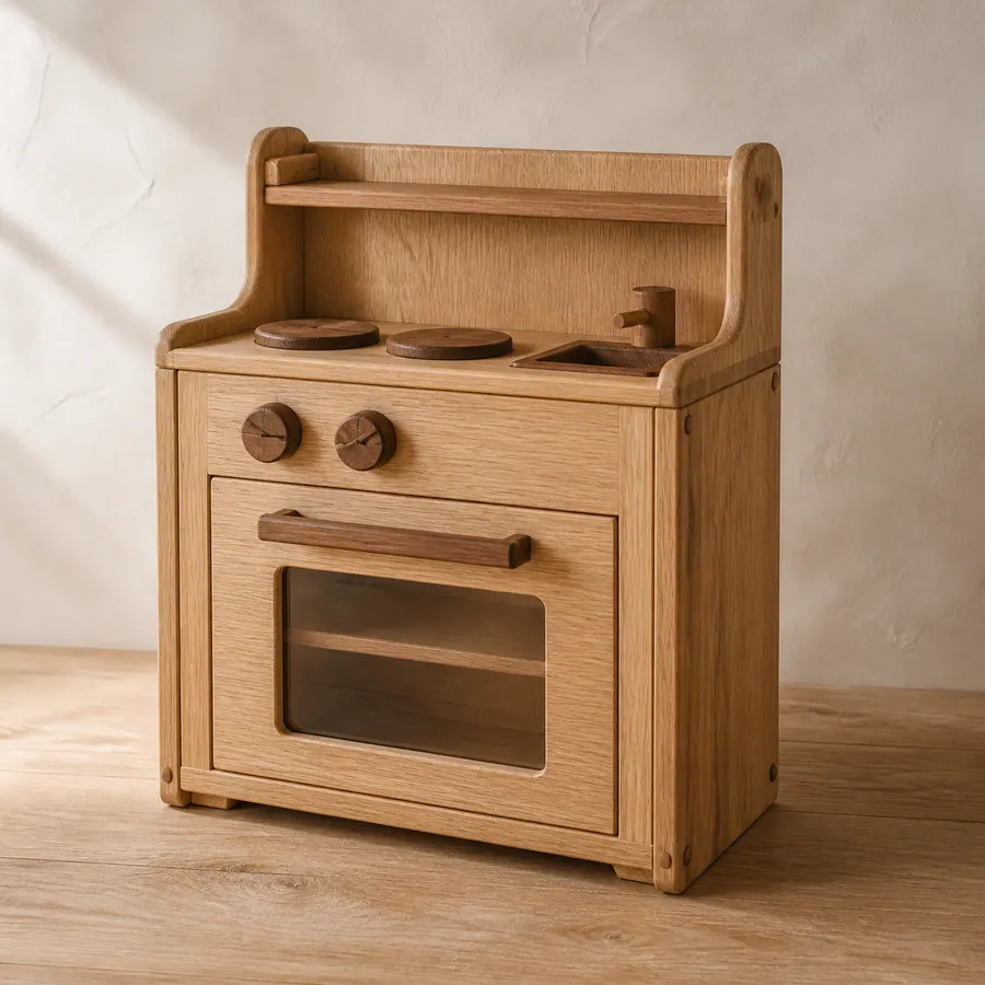 Cocina infantil de madera